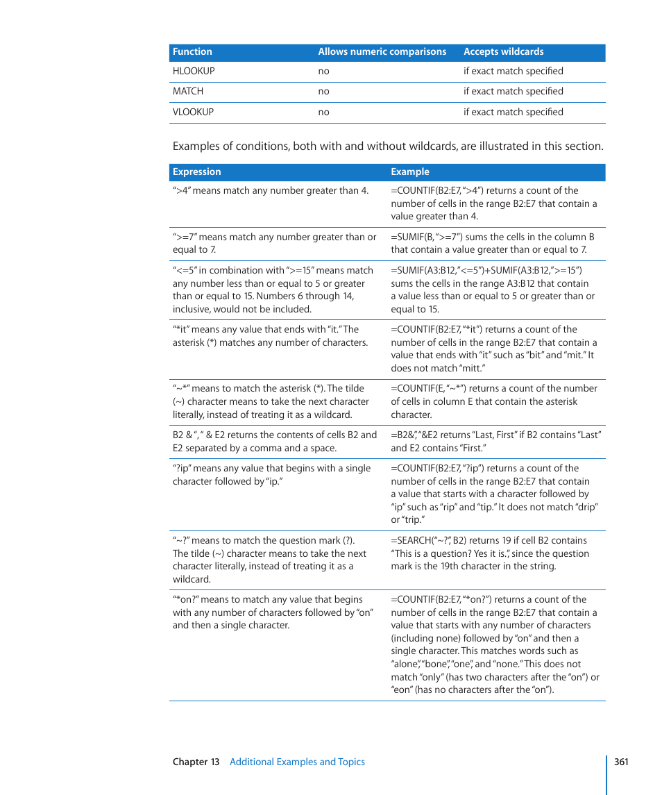 Apple iWork '09 User Manual | Page 361 / 372