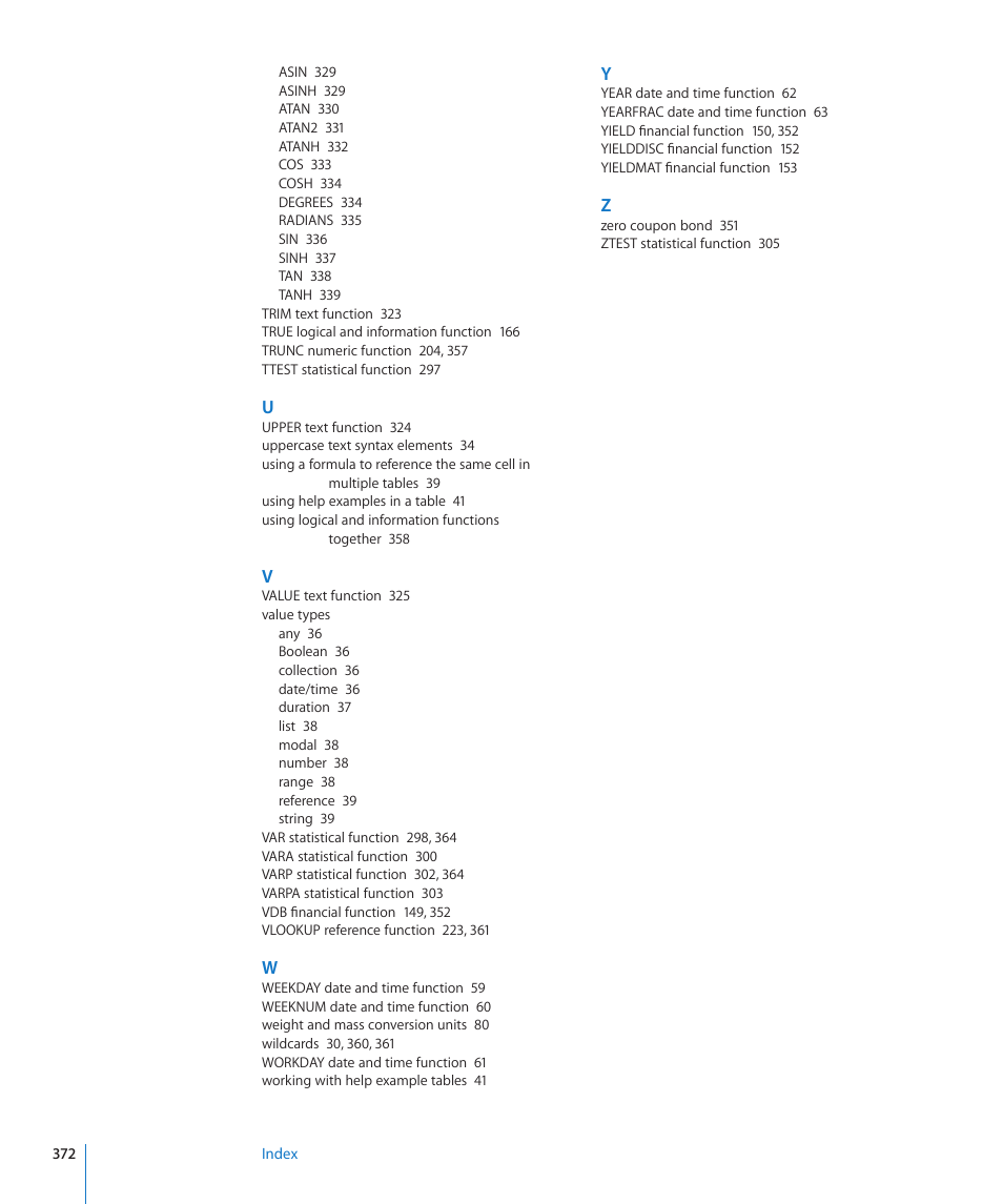 Apple iWork '09 User Manual | Page 372 / 372