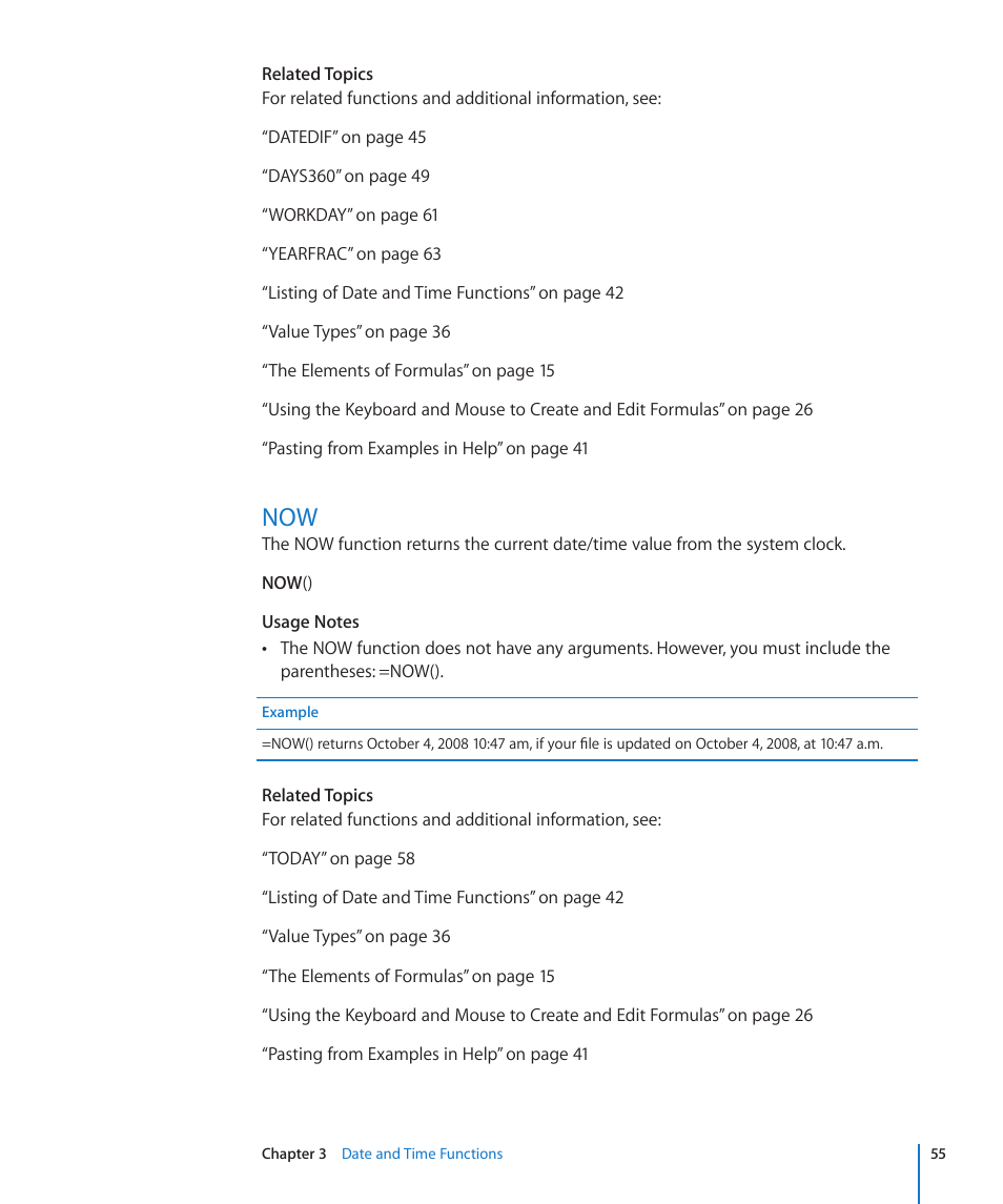 55 now | Apple iWork '09 User Manual | Page 55 / 372