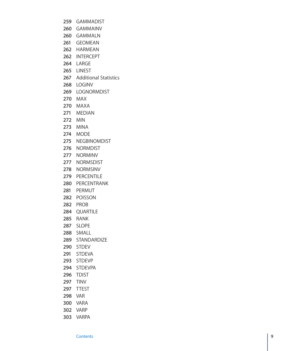 Apple iWork '09 User Manual | Page 9 / 372