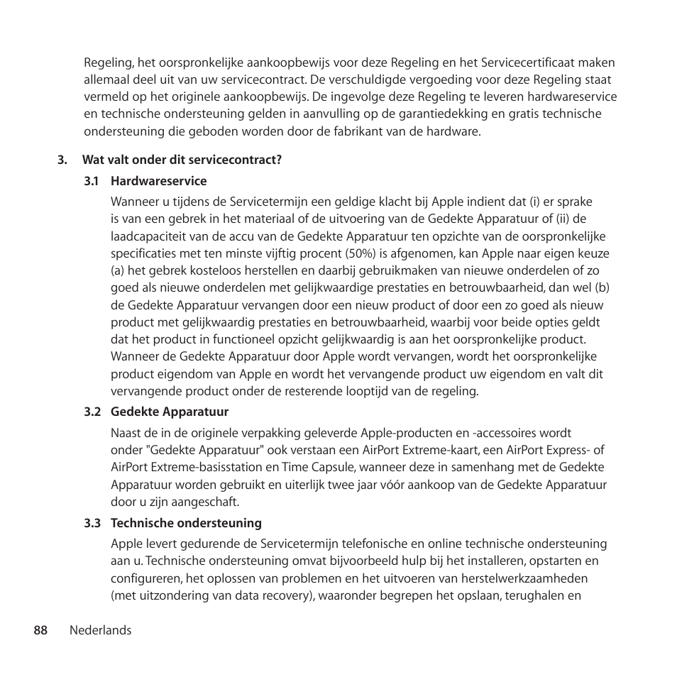 Apple AppleCare Protection Plan for iPad User Manual | Page 88 / 100