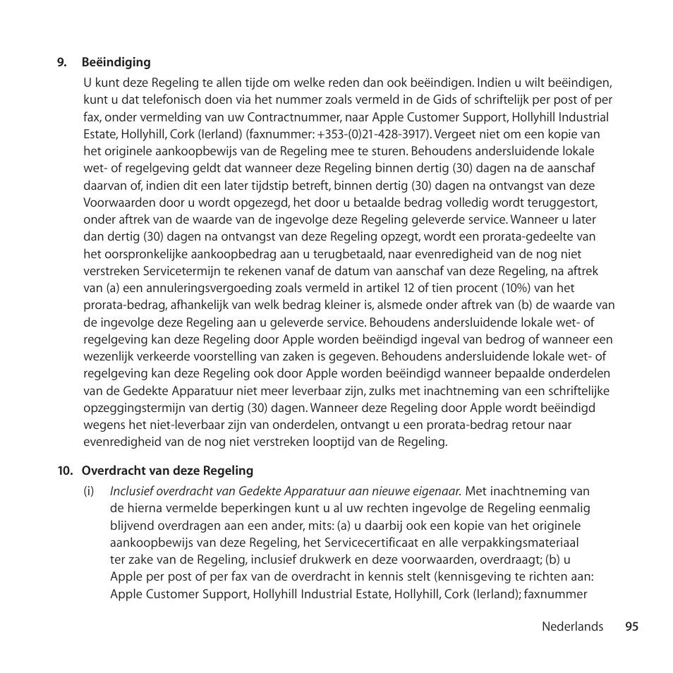 Apple AppleCare Protection Plan for iPad User Manual | Page 95 / 100