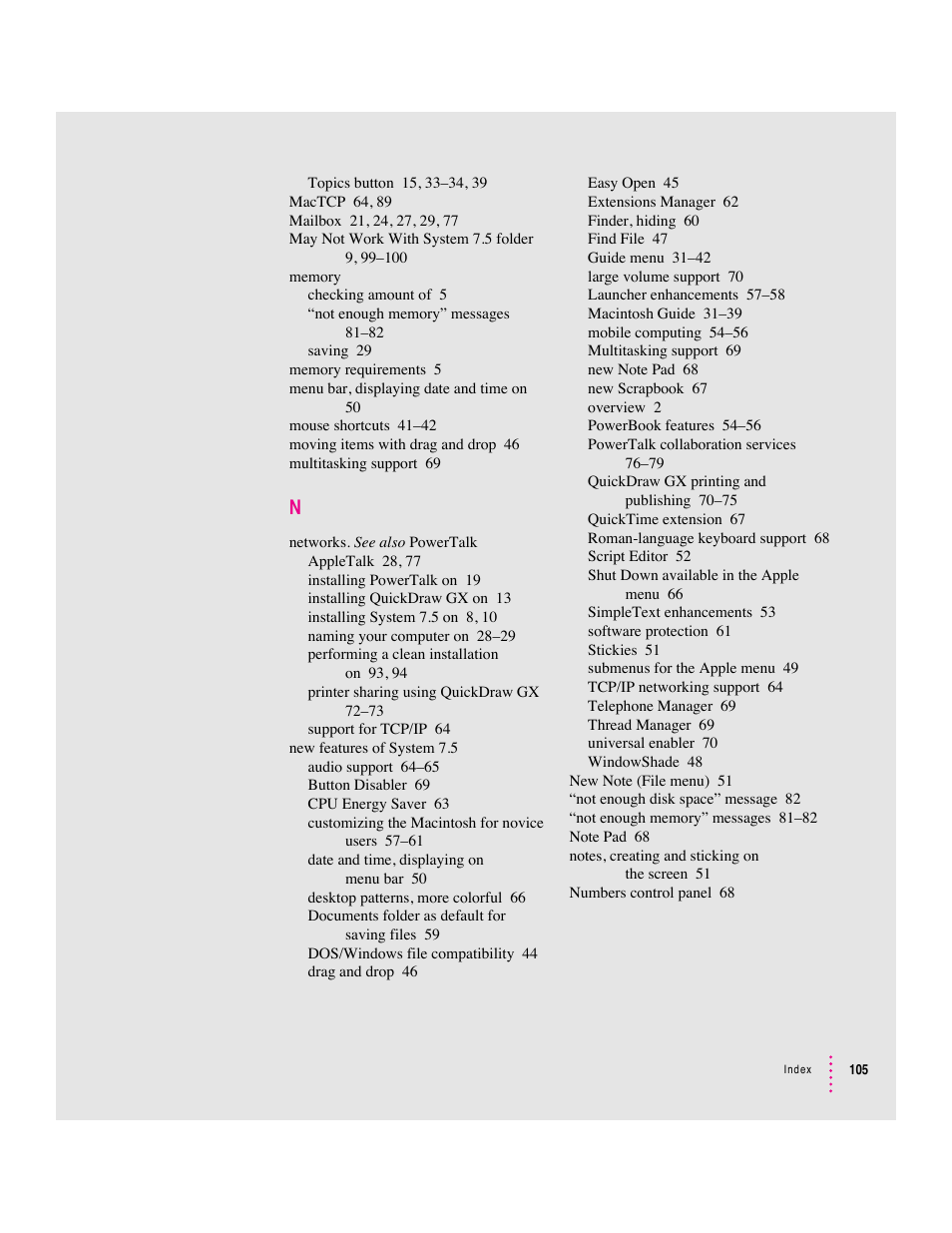 Apple Macintosh System 7.5 User Manual | Page 109 / 114