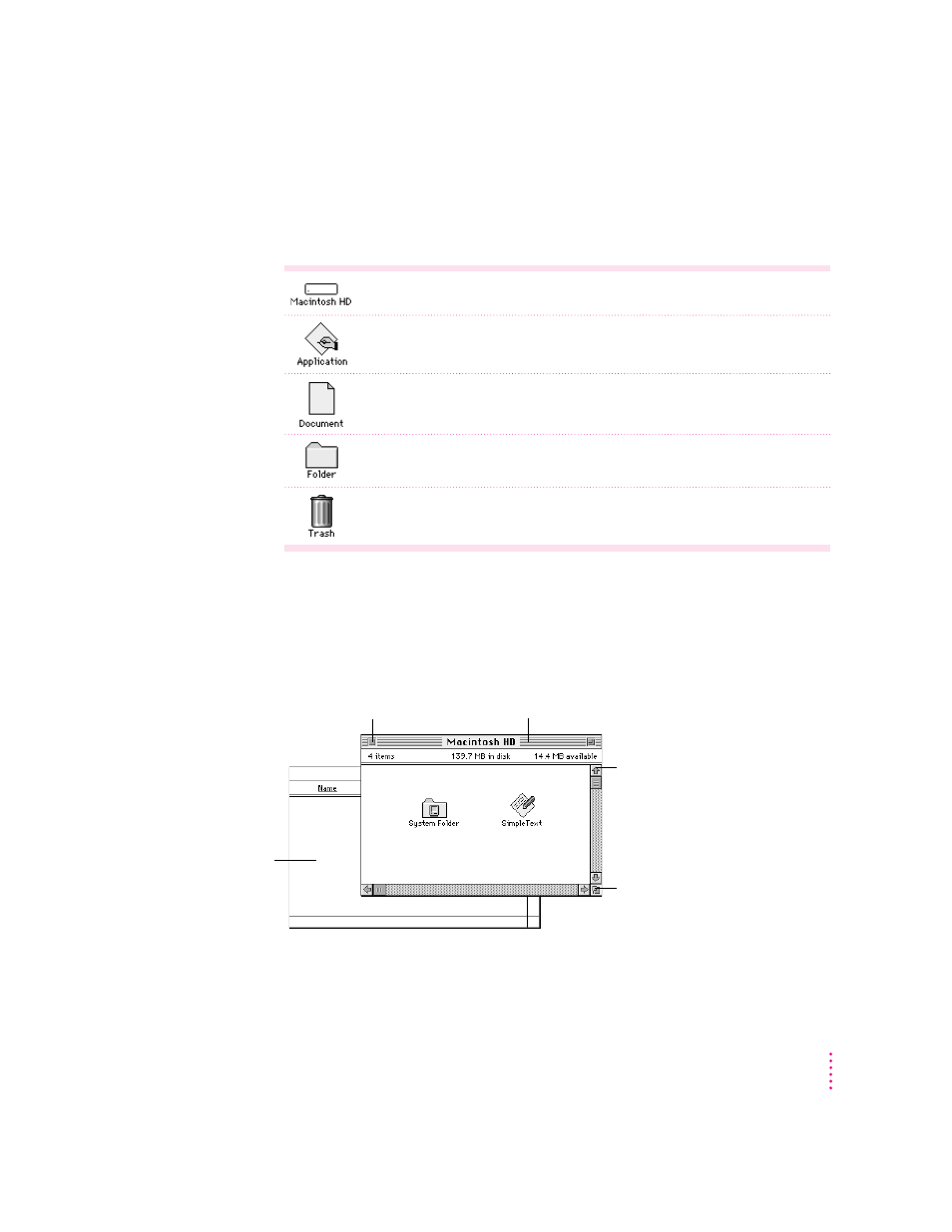Icons, Windows | Apple Power Macintosh 9500 Series User Manual | Page 27 / 166