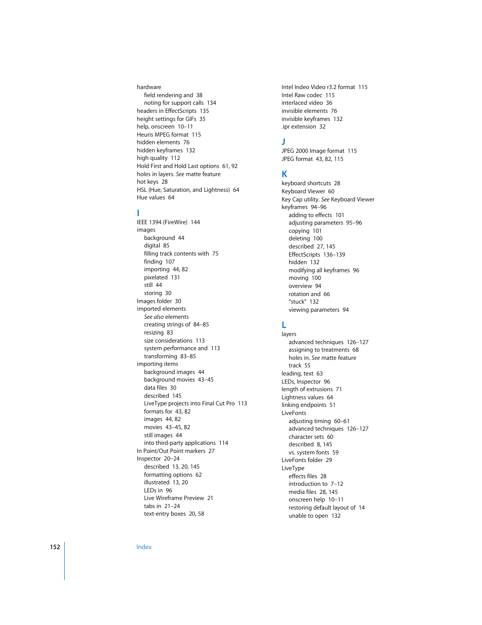 Apple LiveType 2 User Manual | Page 152 / 157