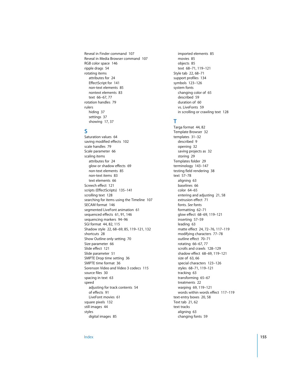 Apple LiveType 2 User Manual | Page 155 / 157