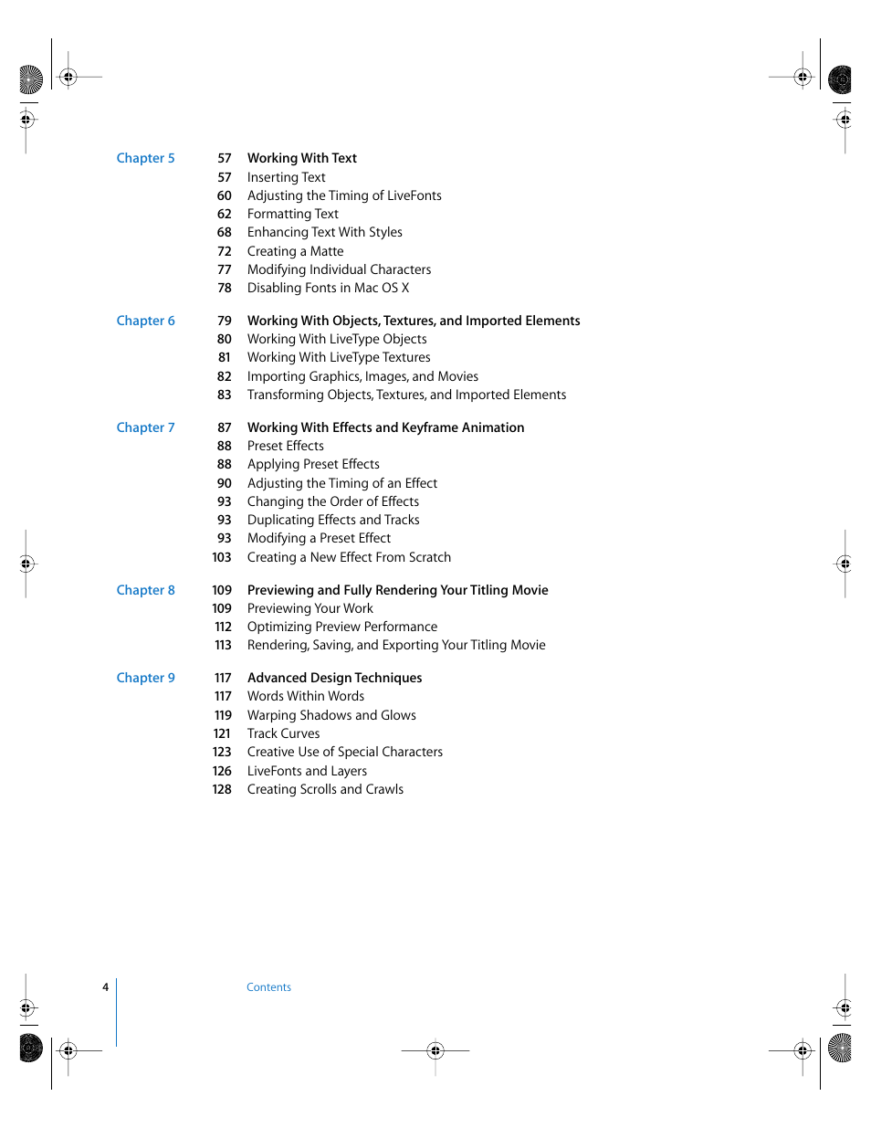 Apple LiveType 2 User Manual | Page 4 / 157