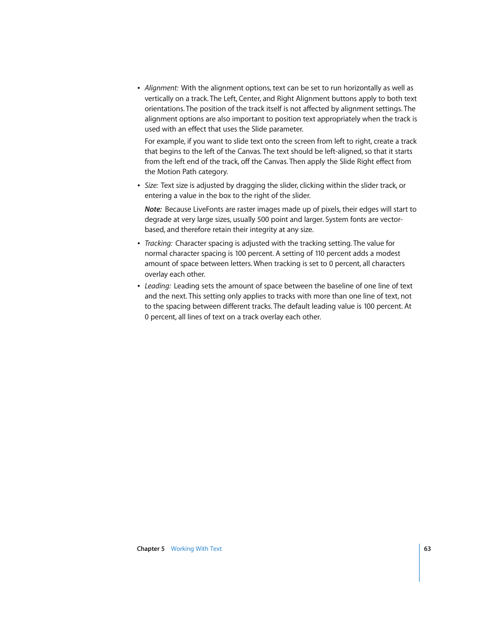 Apple LiveType 2 User Manual | Page 63 / 157