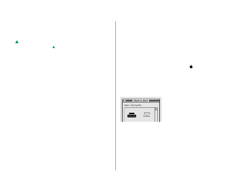 Erasing a floppy disk 116, Designating a startup disk 116, Erasing a floppy disk | Designating a startup disk | Apple Macintosh PowerBook 145 User Manual | Page 132 / 304