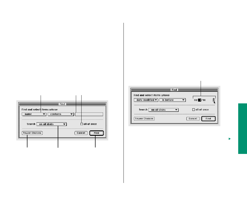 Finding an item using other criteria 131, Finding an item using other criteria | Apple Macintosh PowerBook 145 User Manual | Page 147 / 304