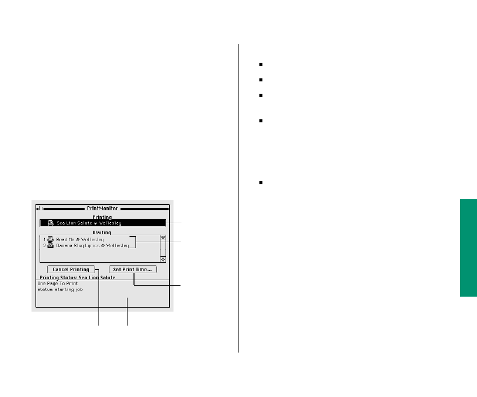 Controlling background printing 175, Controlling background printing | Apple Macintosh PowerBook 145 User Manual | Page 191 / 304