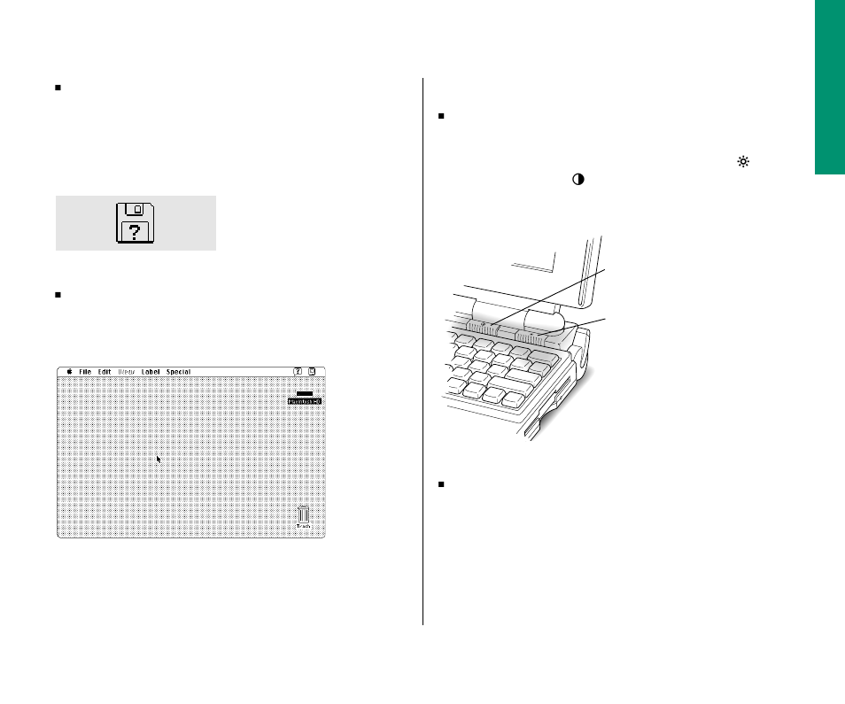 Trouble? 5, Trouble | Apple Macintosh PowerBook 145 User Manual | Page 21 / 304