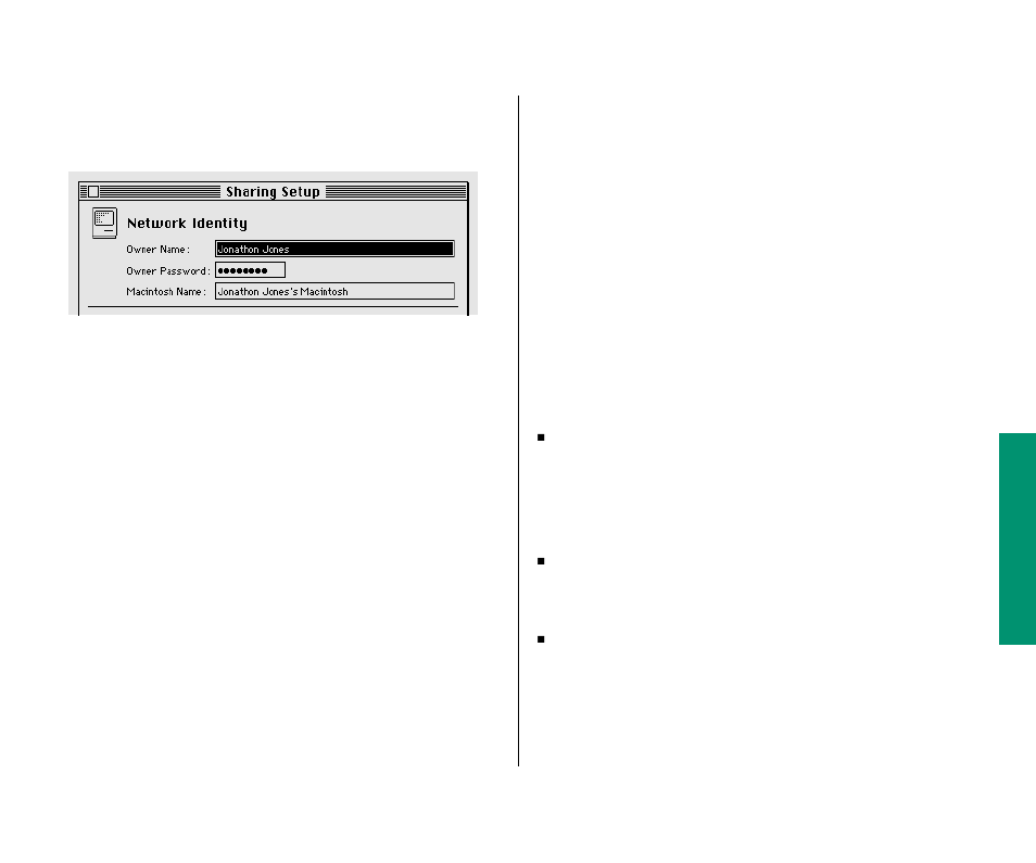 Using access privileges 207, Understanding access privileges 207, Using access privileges | Understanding access privileges | Apple Macintosh PowerBook 145 User Manual | Page 223 / 304