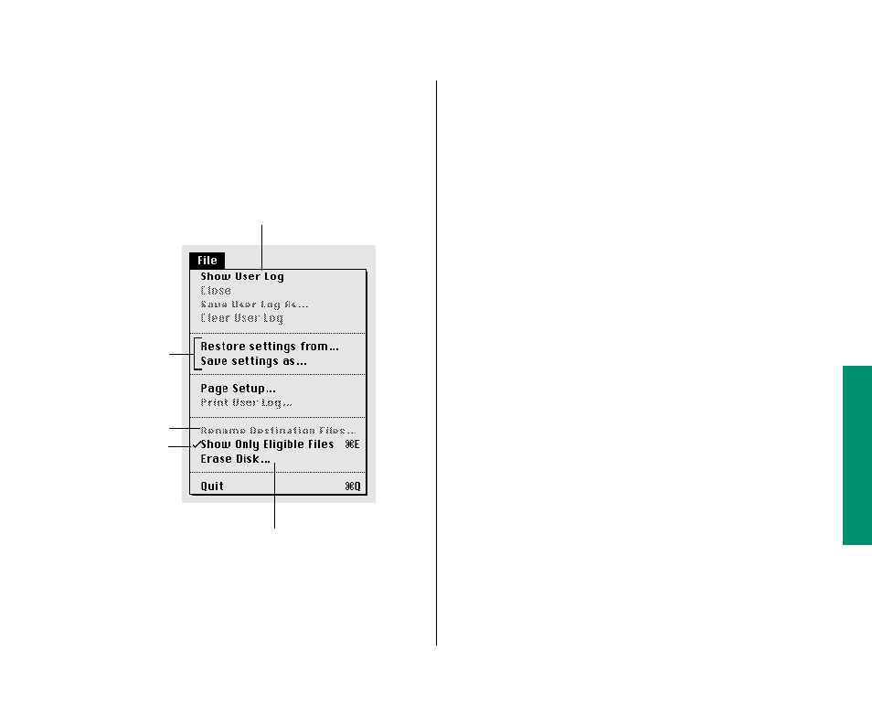 Other file-conversion options 261, Other file-conversion options | Apple Macintosh PowerBook 145 User Manual | Page 277 / 304