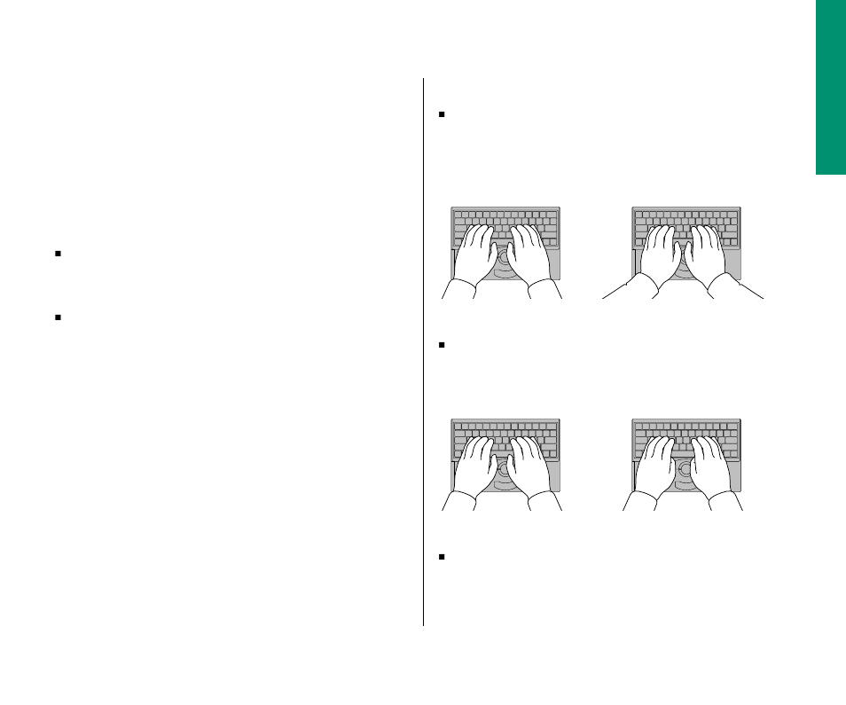 Arranging your work space and equipment 27, Arranging your work space and equipment | Apple Macintosh PowerBook 145 User Manual | Page 43 / 304