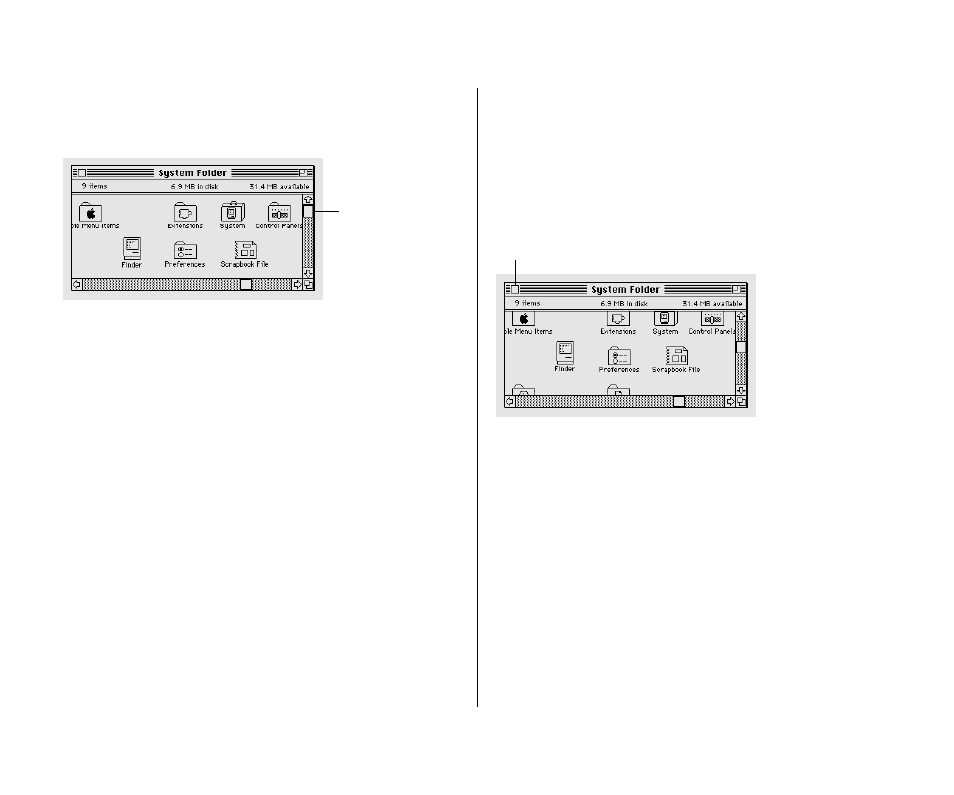 Close a window 44, Close a window | Apple Macintosh PowerBook 145 User Manual | Page 60 / 304