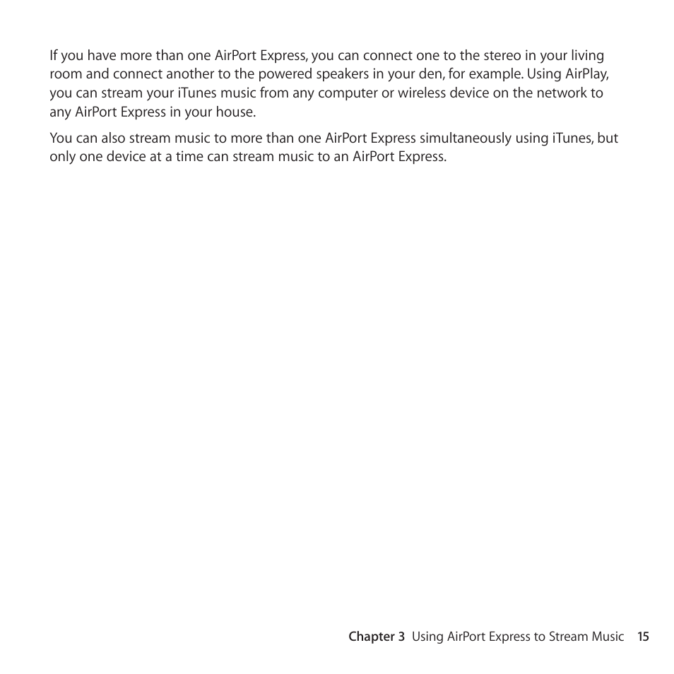 Apple AirPort Express 802.11n (2nd Generation) User Manual | Page 15 / 32