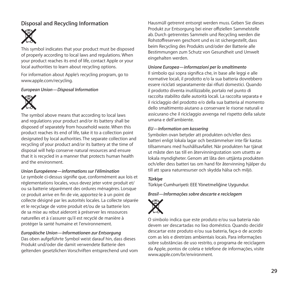 Apple AirPort Express 802.11n (2nd Generation) User Manual | Page 29 / 32