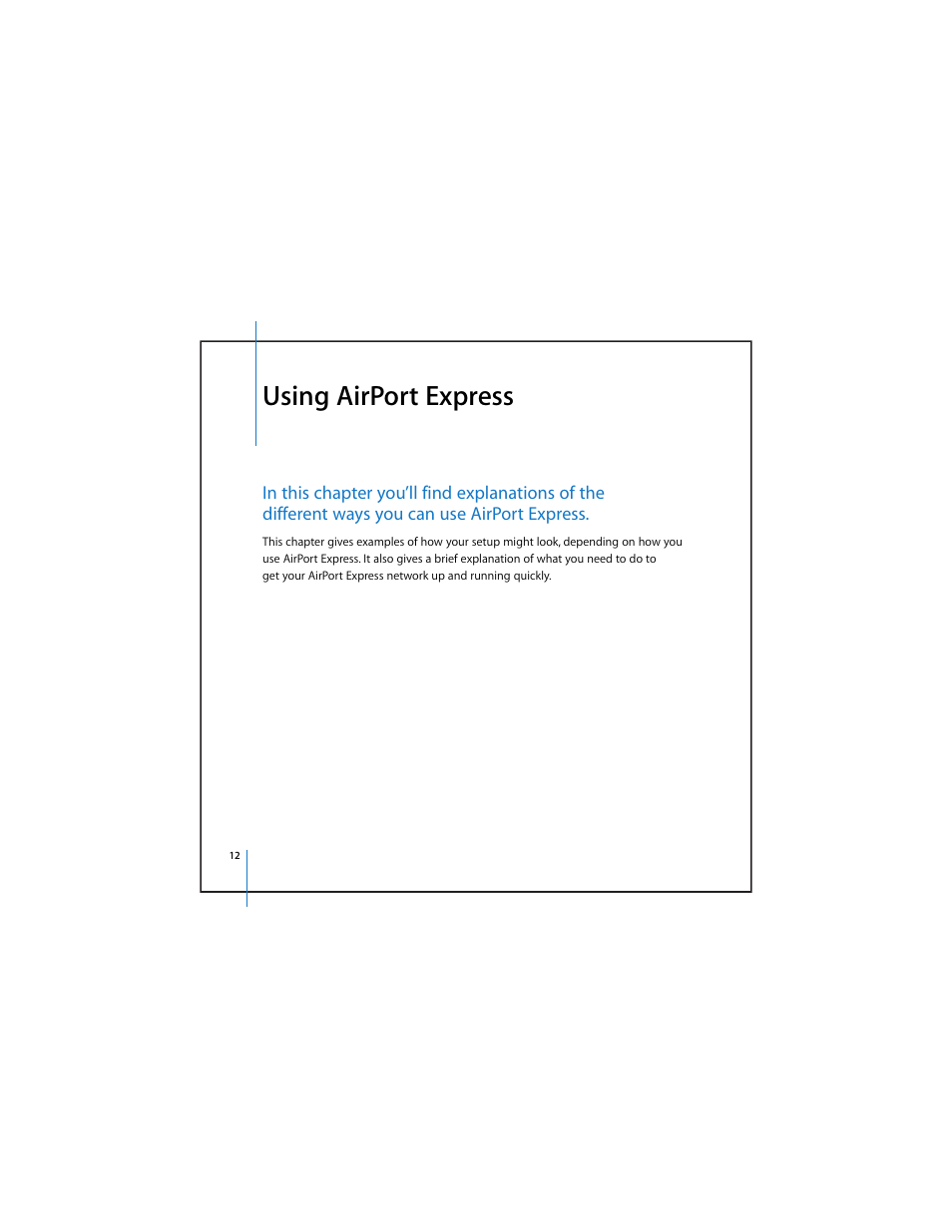 Using airport express | Apple AirPort Express v4.2 User Manual | Page 12 / 48