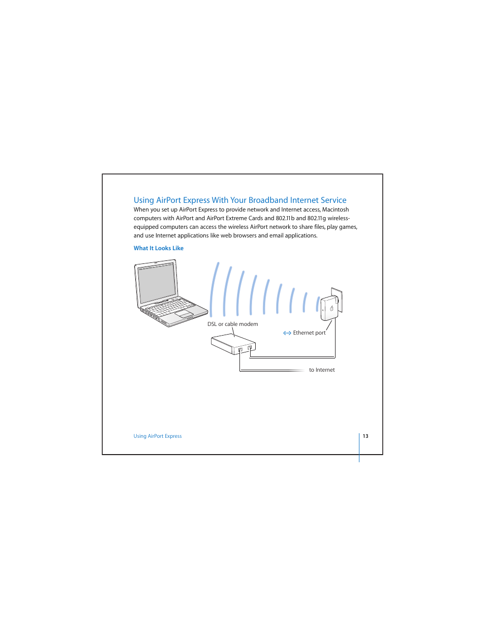 Apple AirPort Express v4.2 User Manual | Page 13 / 48