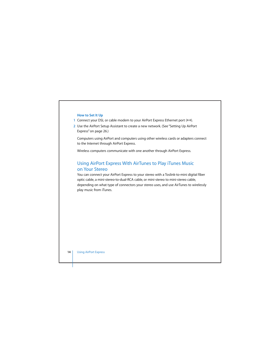 Apple AirPort Express v4.2 User Manual | Page 14 / 48