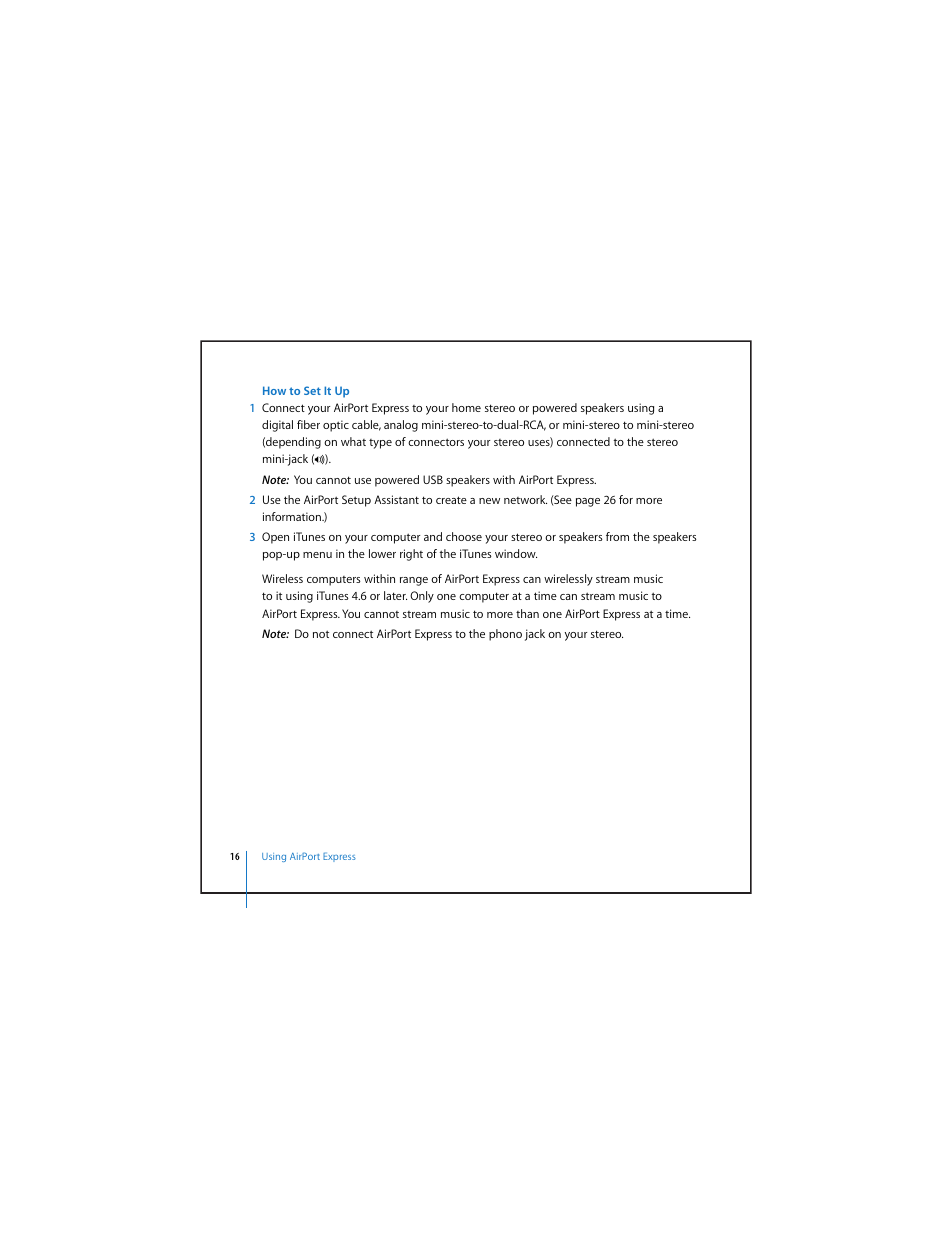 Apple AirPort Express v4.2 User Manual | Page 16 / 48