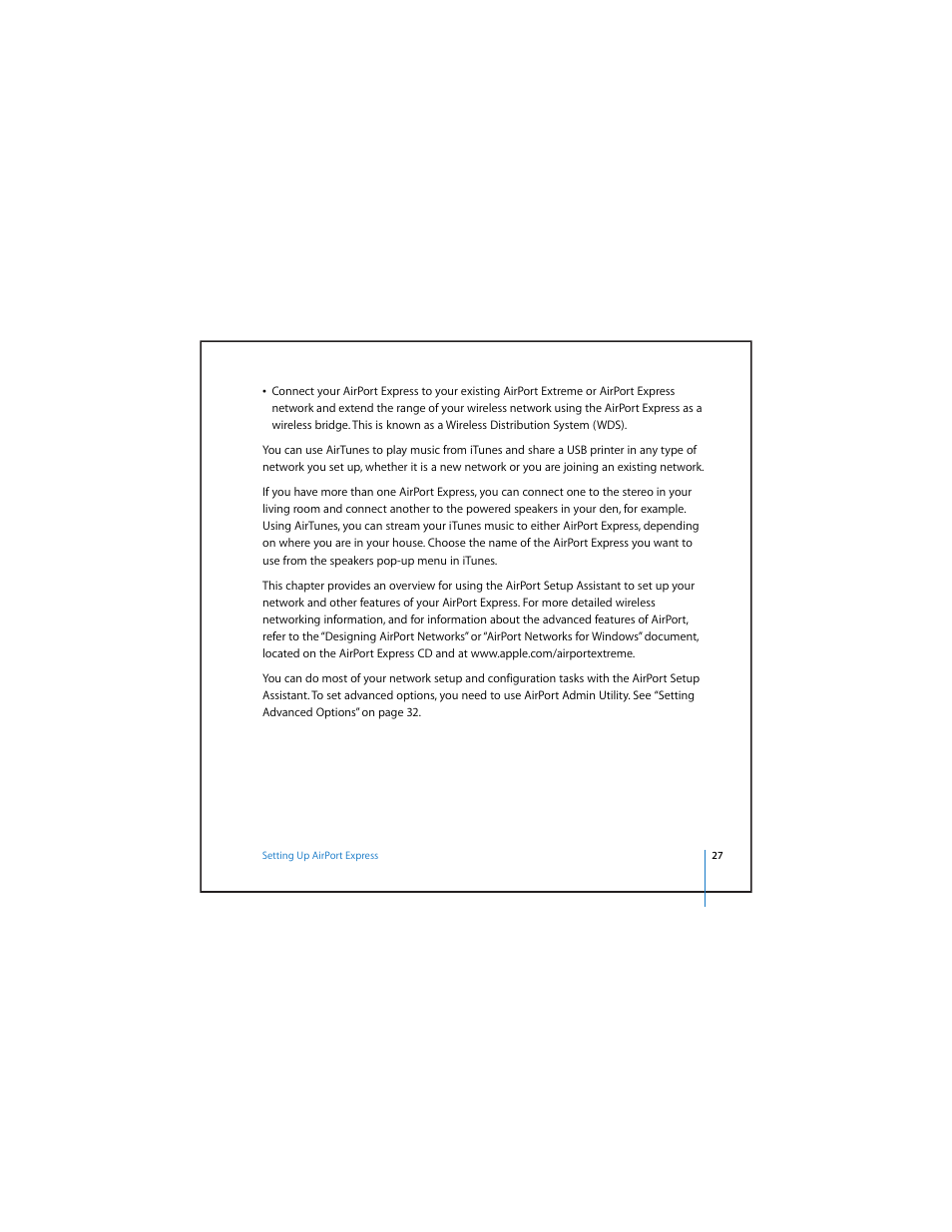 Apple AirPort Express v4.2 User Manual | Page 27 / 48