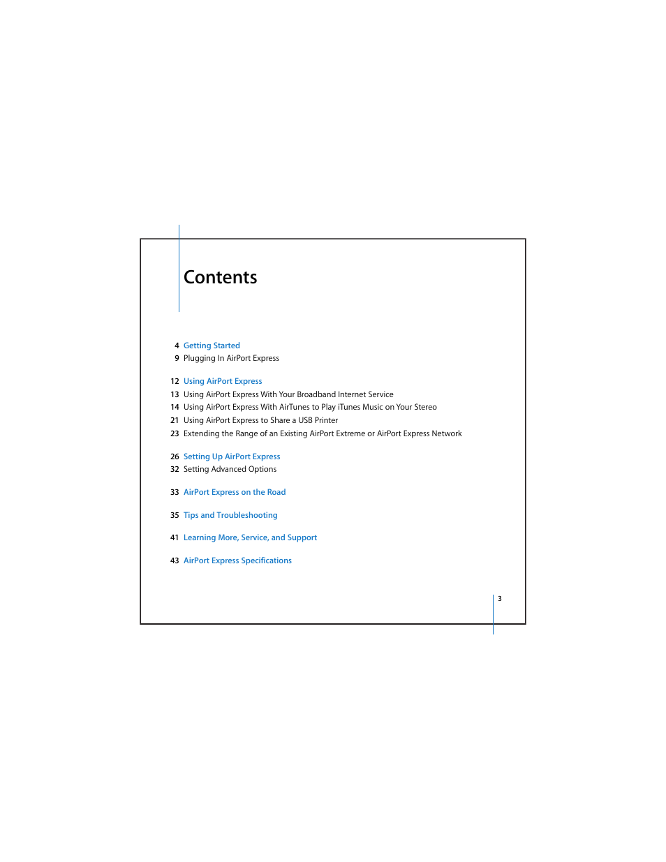 Apple AirPort Express v4.2 User Manual | Page 3 / 48