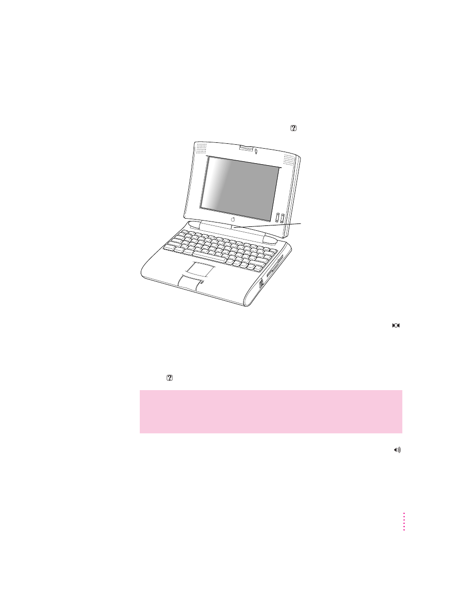 Connecting sound input and output devices | Apple PowerBook (500 Series) User Manual | Page 46 / 78