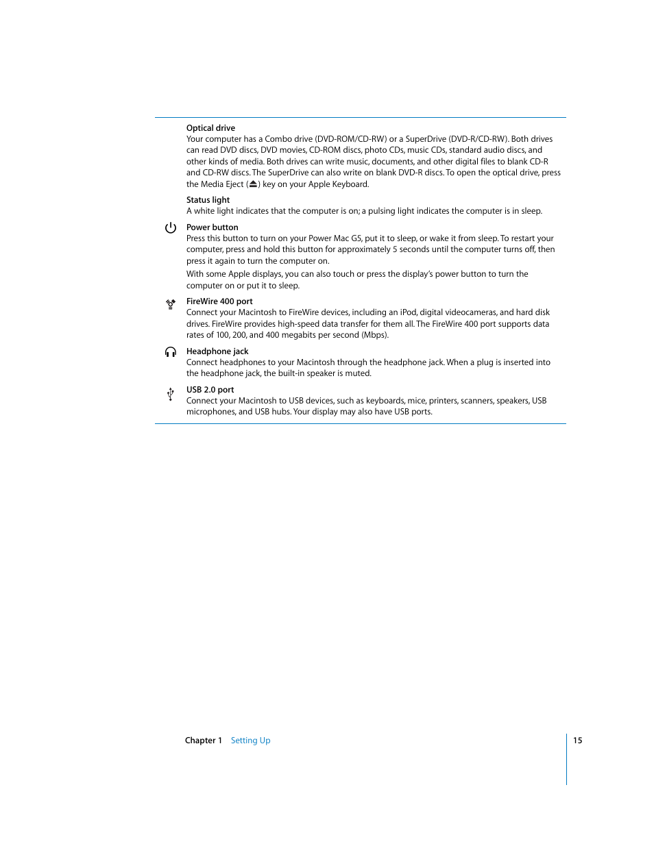 Apple Power Mac G5 User Manual | Page 15 / 112