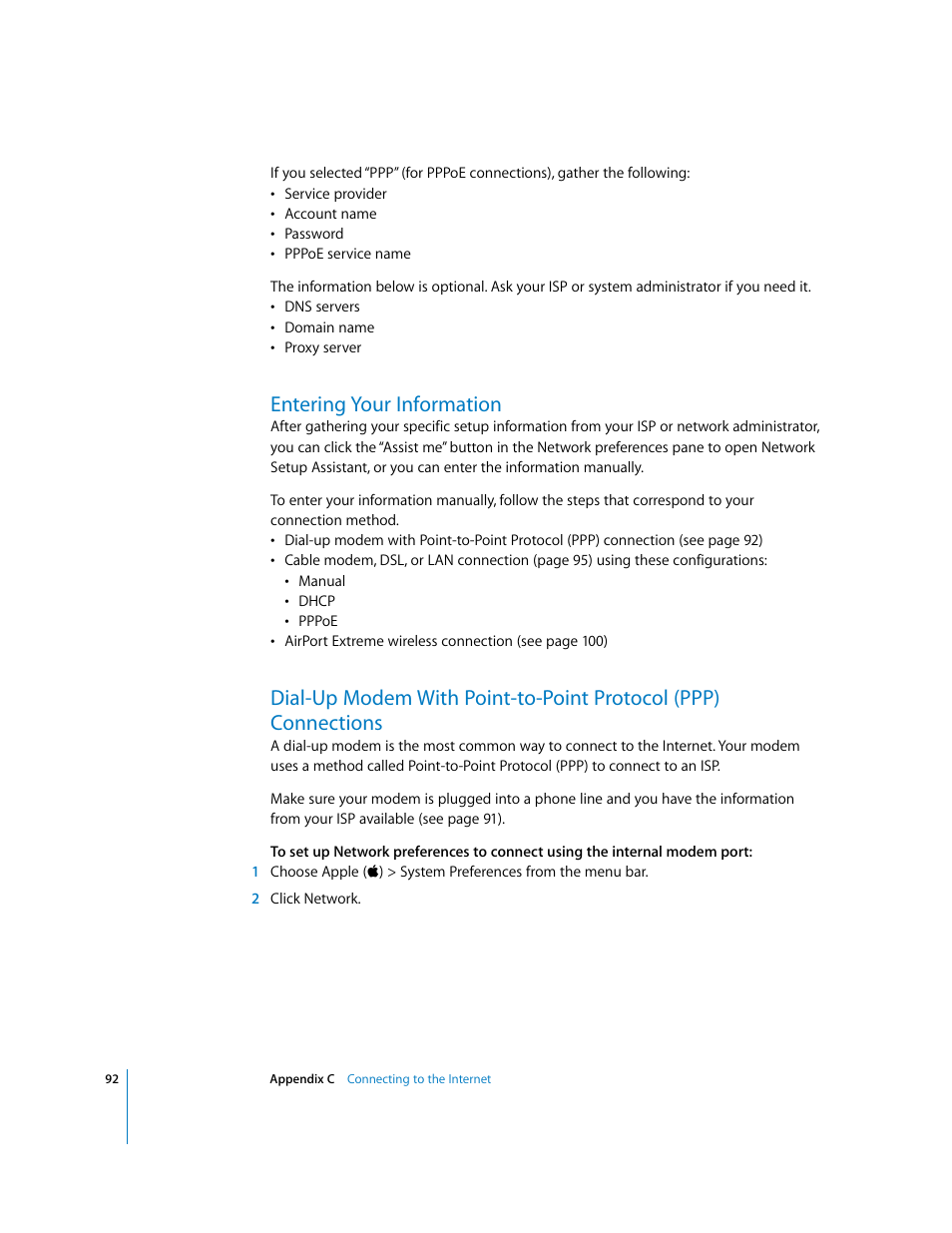 Entering your information | Apple Power Mac G5 User Manual | Page 92 / 112