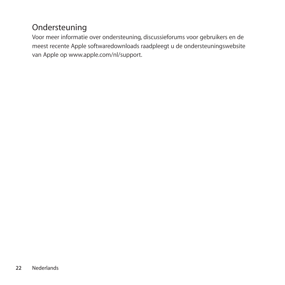 Ondersteuning | Apple Mouse User Manual | Page 22 / 56