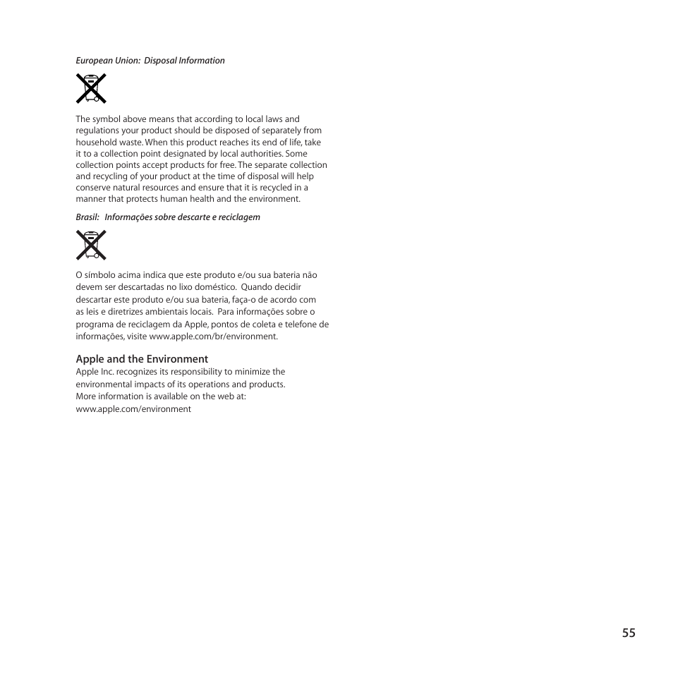 Apple Mouse User Manual | Page 55 / 56