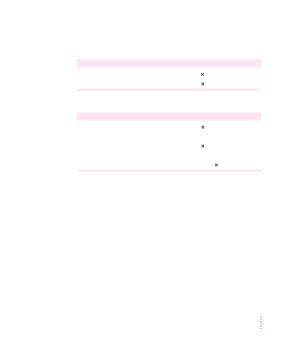 Special key combinations 159, Special key combinations | Apple Power Macintosh 8500/120 Series User Manual | Page 171 / 184