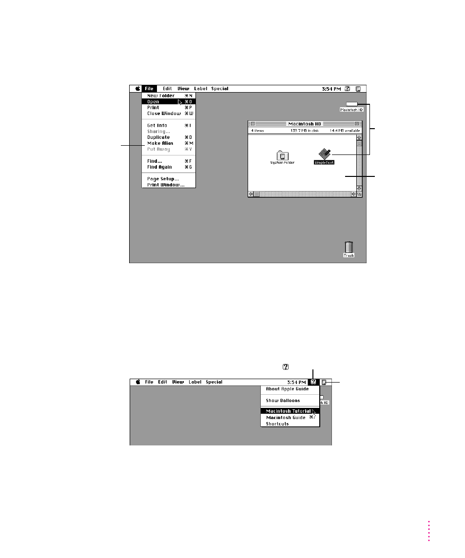 Reviewing the basics 17, Reviewing the basics, Menus | Apple Power Macintosh 8500/120 Series User Manual | Page 29 / 184