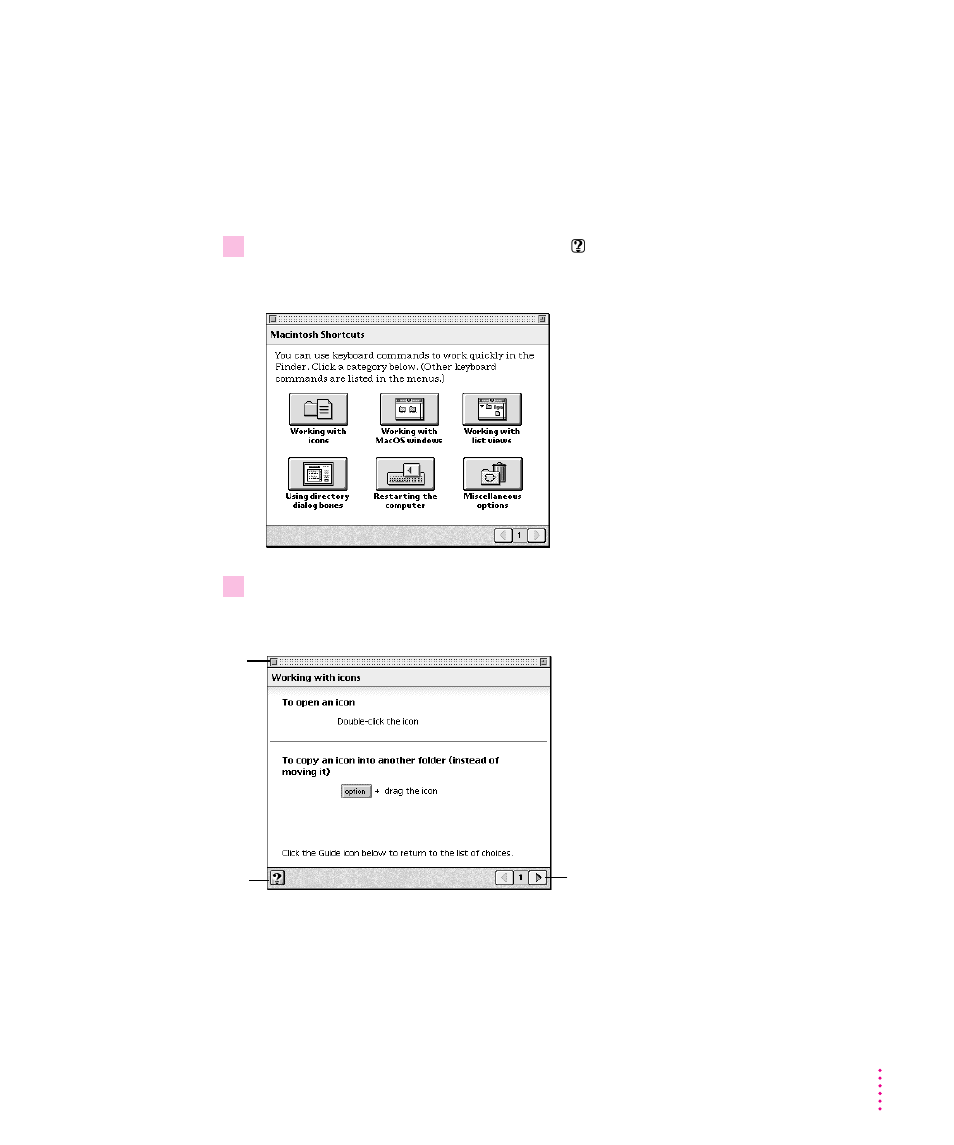 Learning useful shortcuts 37, Learning useful shortcuts | Apple Power Macintosh 8500/120 Series User Manual | Page 49 / 184