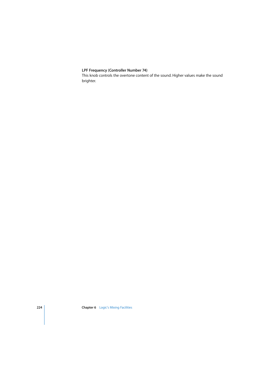 Apple Logic Express 7 User Manual | Page 224 / 522