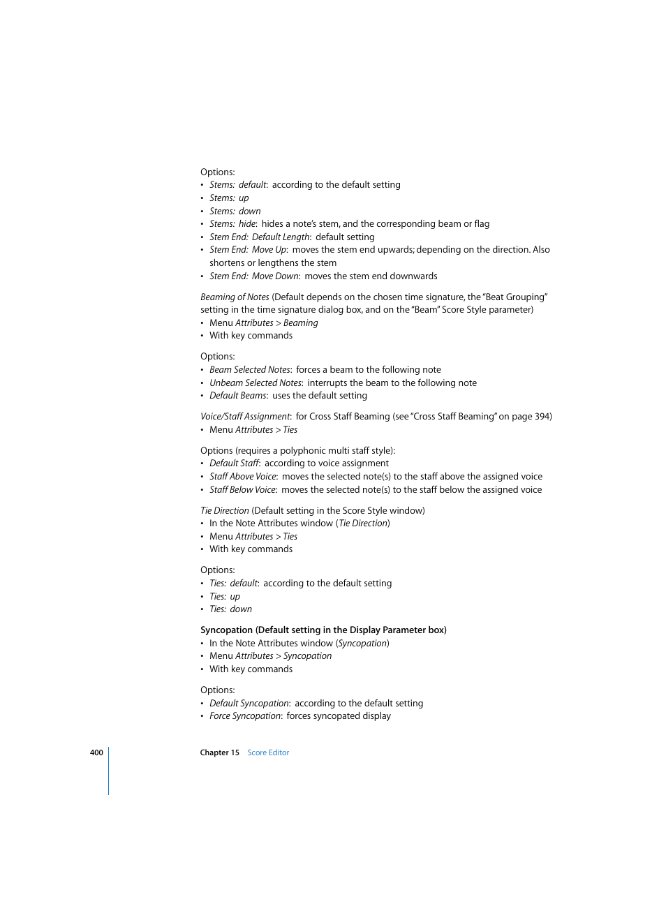 Apple Logic Express 7 User Manual | Page 400 / 522