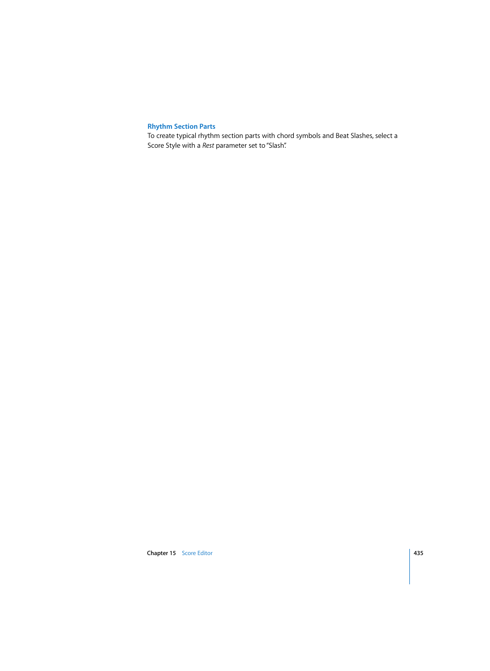 Rhythm section parts | Apple Logic Express 7 User Manual | Page 435 / 522