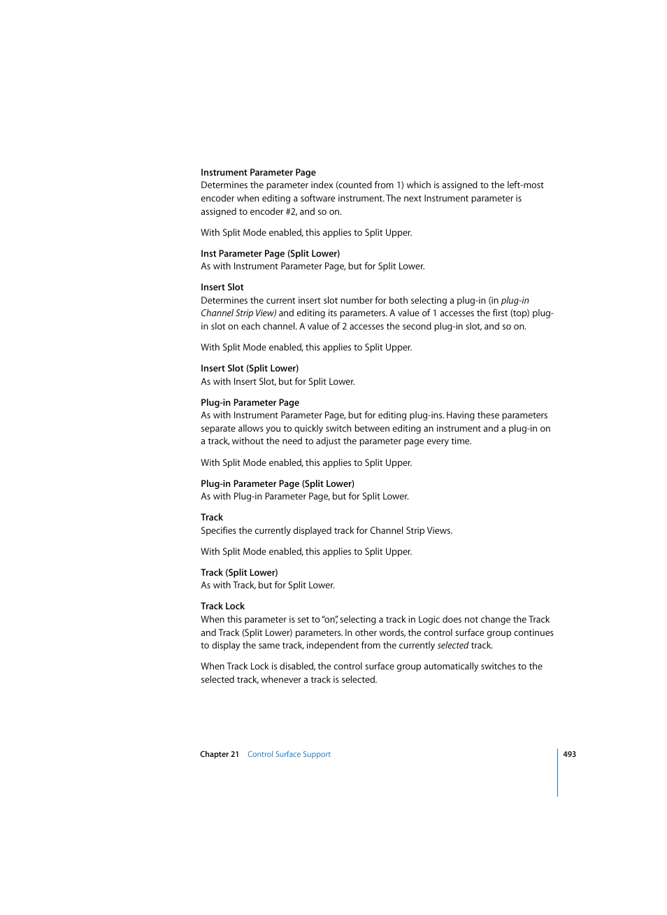Apple Logic Express 7 User Manual | Page 493 / 522
