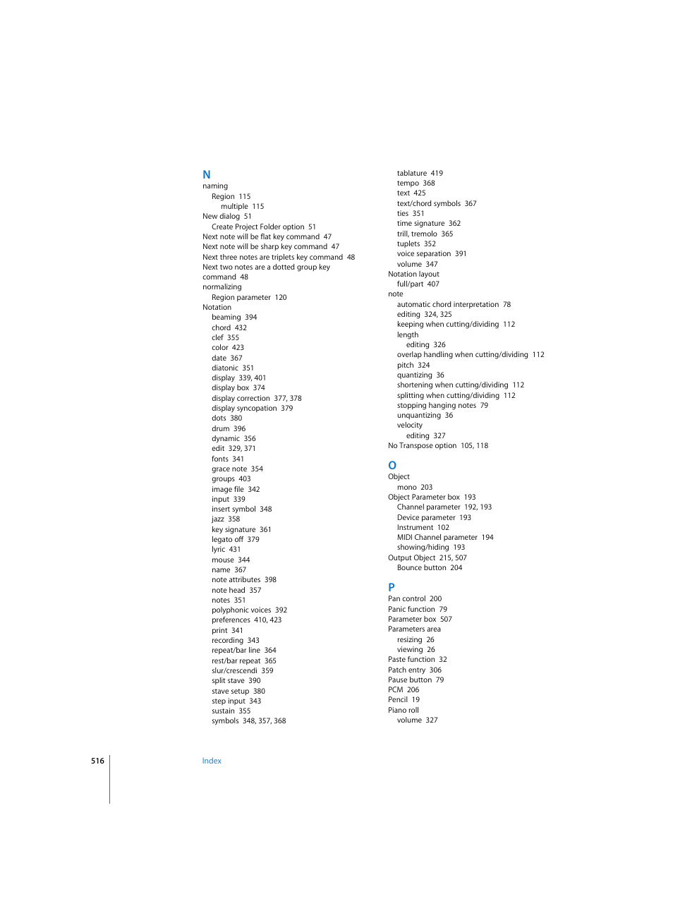 Apple Logic Express 7 User Manual | Page 516 / 522