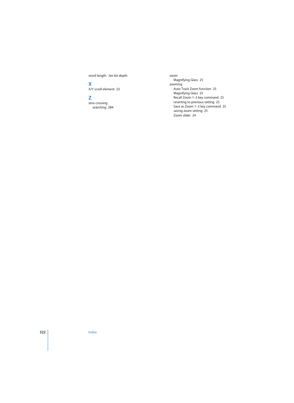 Apple Logic Express 7 User Manual | Page 522 / 522