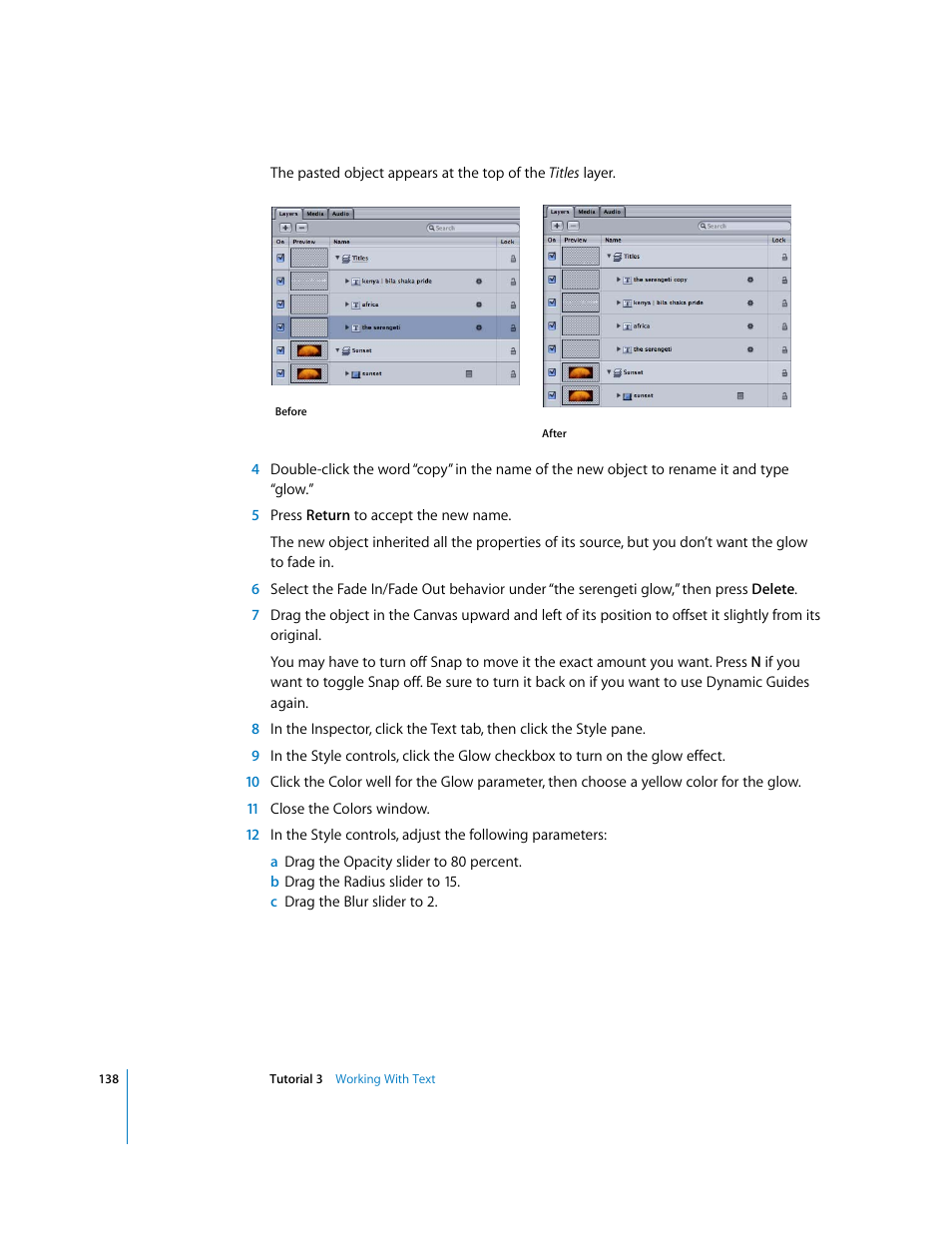Apple Motion 2 Tutorials User Manual | Page 138 / 235