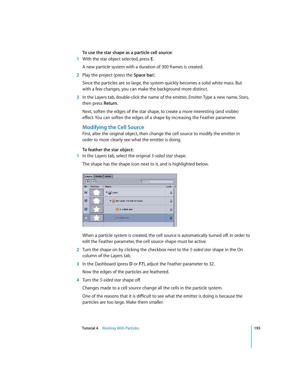 Modifying the cell source | Apple Motion 2 Tutorials User Manual | Page 193 / 235