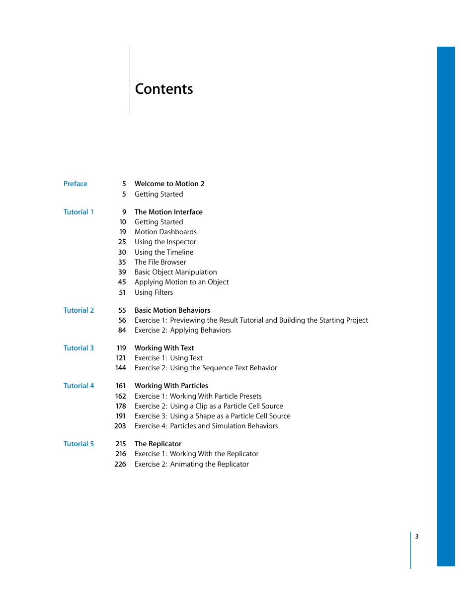 Apple Motion 2 Tutorials User Manual | Page 3 / 235