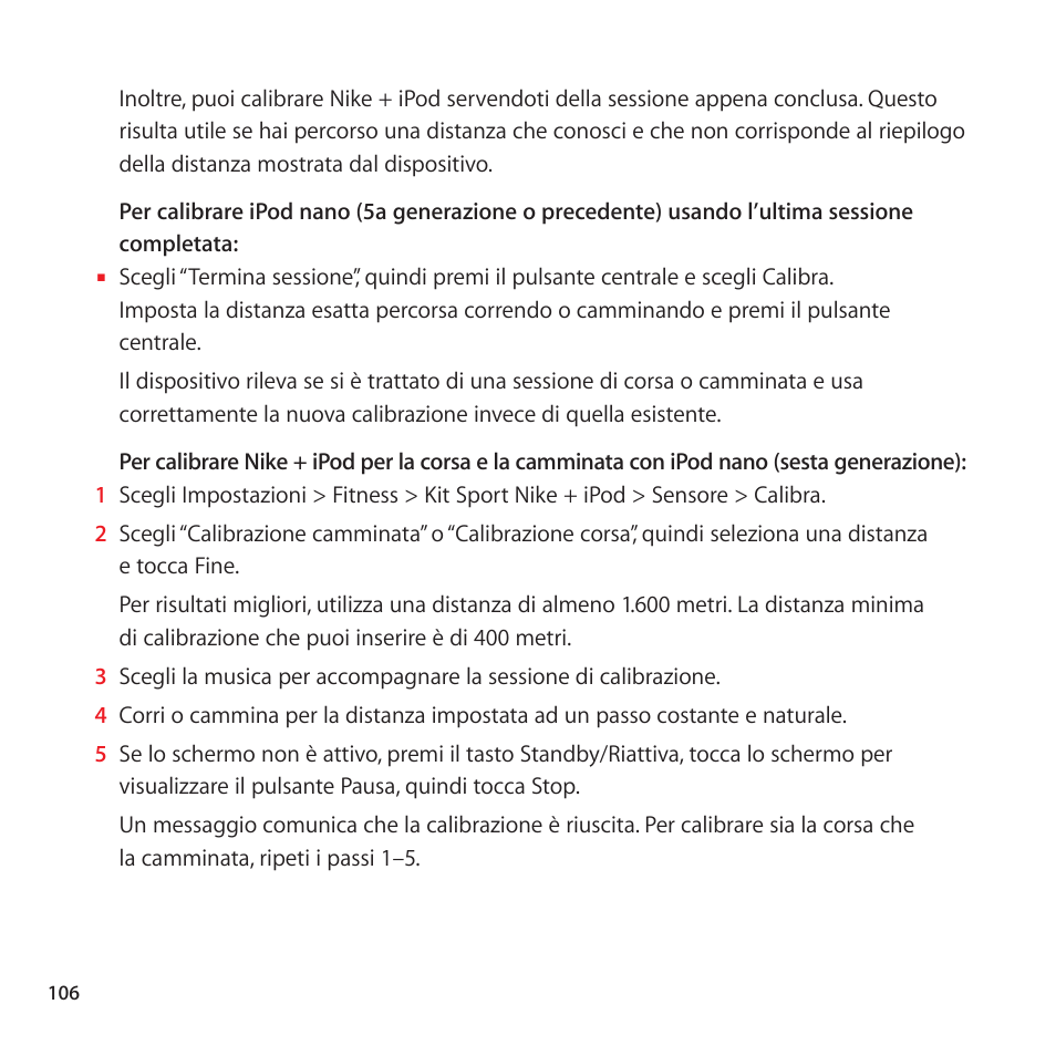Apple Nike + iPod Sensor User Manual | Page 106 / 128