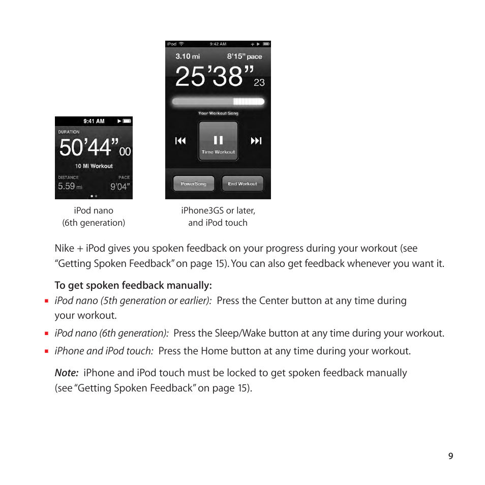 Apple Nike + iPod Sensor User Manual | Page 9 / 128