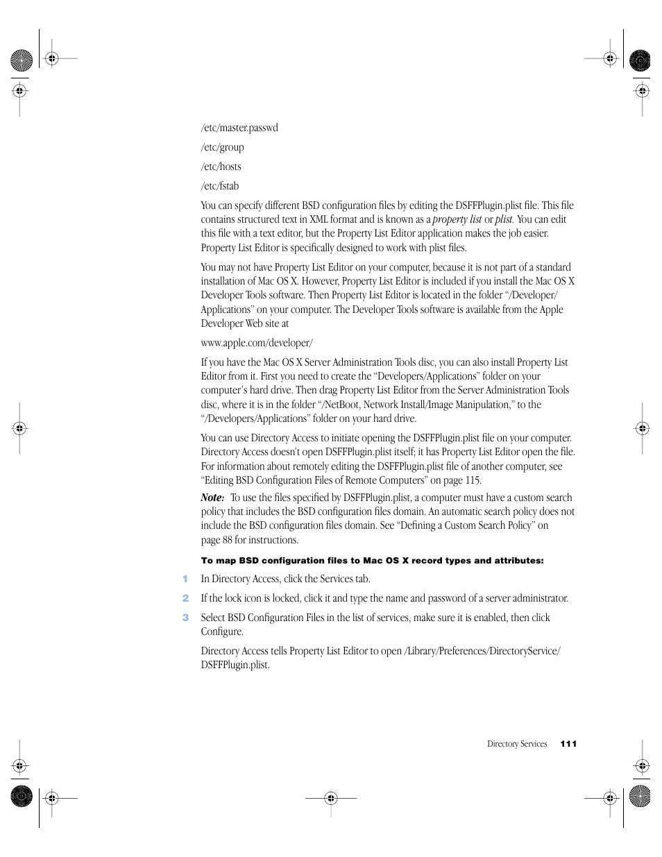 Apple Mac OS X Server (version 10.2.3 or later) User Manual | Page 111 / 690