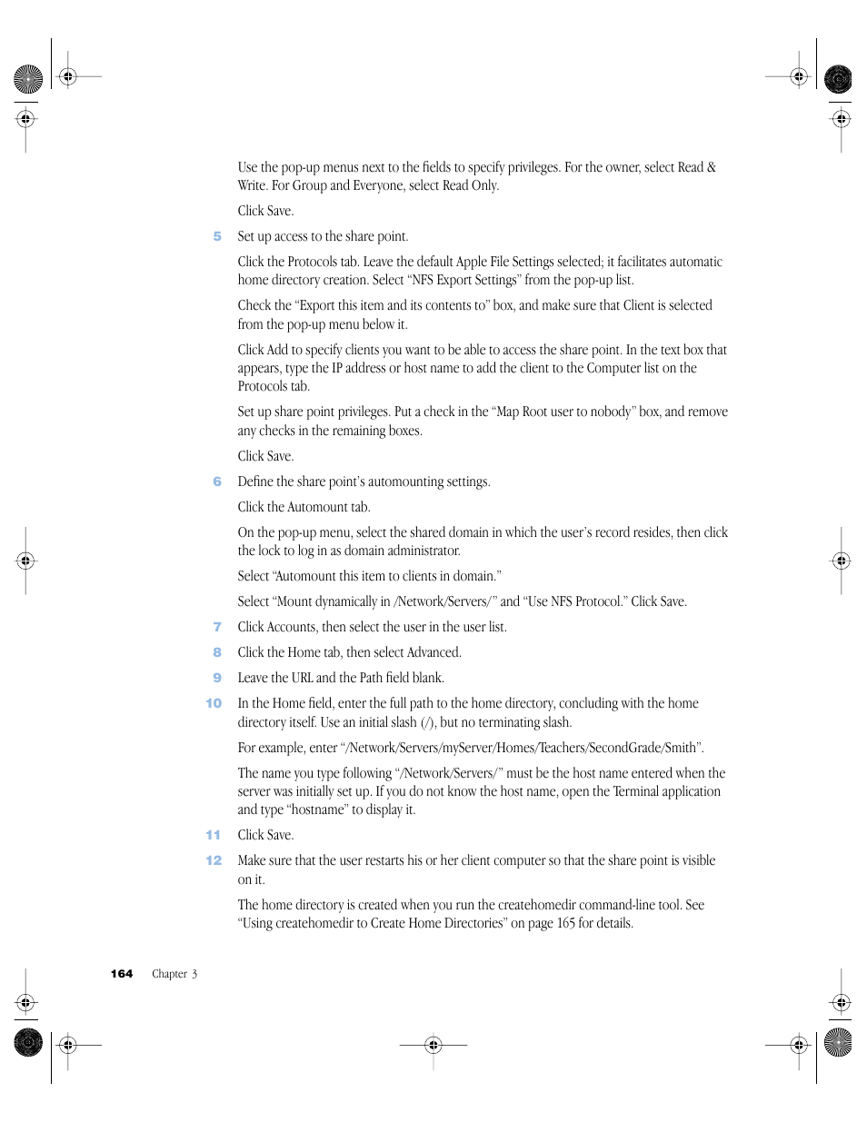 Apple Mac OS X Server (version 10.2.3 or later) User Manual | Page 164 / 690