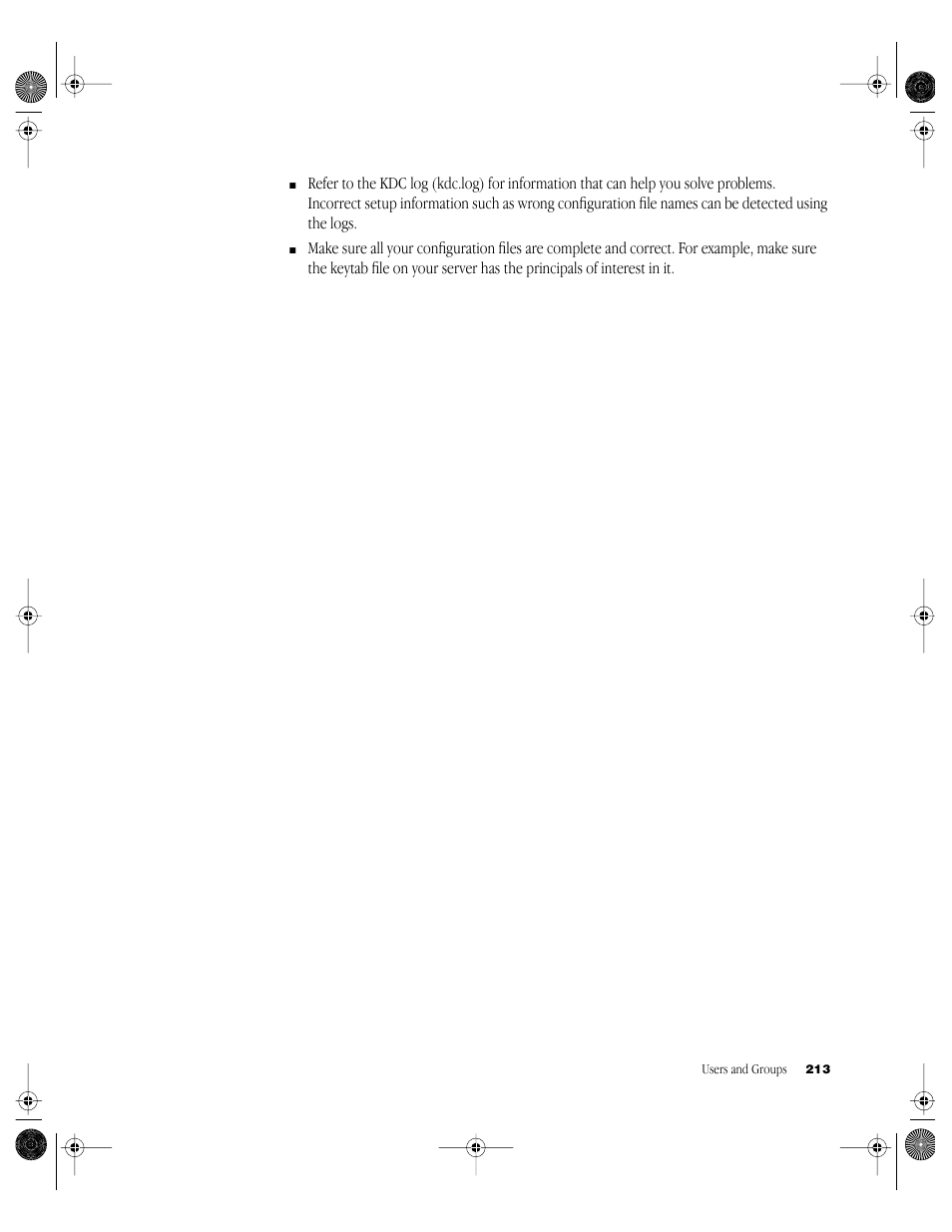 Apple Mac OS X Server (version 10.2.3 or later) User Manual | Page 213 / 690
